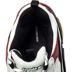 Pre Owned حذاء رياضي بالنسياغا تريبل أس شانكي شبك وجلد متعدد الألوان مقاس 45