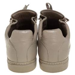 Pre Owned حذاء رياضي بالنسياغا أرينا جلد بيج عنق منخفض مقاس 40