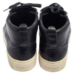 Pre Owned حذاء رياضي بالنسياغا ارينا هاي توب جلد أسود مقاس 40 