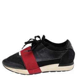 Red suede hot sale balenciaga shoes