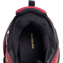 Pre Owned Balenciaga Multicolor Leather and Mesh Track 2 Trainer Sneakers Size 43