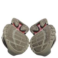 Pre Owned Balenciaga Multicolor Rubber And Fabric Truck Slide Sandals Size 44