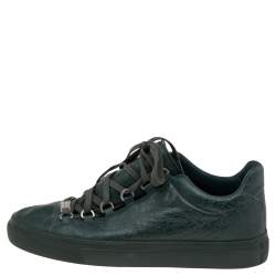 مملوكة مسبقًا حذاء رياضي بالنسياغا أرينا جلد أخضر داكن بعنق منخفض مقاس 39