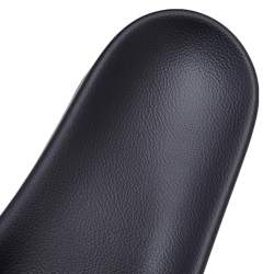 Pre Owned Balenciaga Black Rubber BB Logo Slide Sandals Size 45