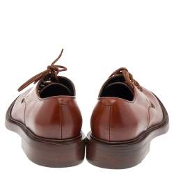 Balenciaga Brown Leather Lace Up Derby Size 40