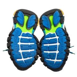 Pre Owned Balenciaga Multicolor Leather and Mesh Tess S Gomma Track Sneakers size 41