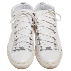 مملوكة مسبقًا حذاء رياضي بالنسياغا ارينا جلد أبيض مقاس 42