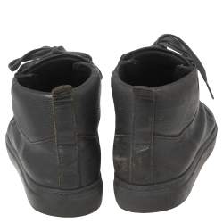 مملوكة مسبقًا حذاء رياضي بالنسياغا ارينا جلد رصاصي مرتفع من أعلى مقاس 43