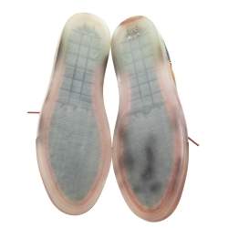 Pre Owned Balenciaga Multicolor Patent And Leather Lace Up Sneakers Size 43