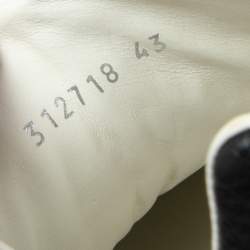 Pre Owned Balenciaga Multicolor Patent And Leather Lace Up Sneakers Size 43