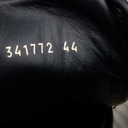 مملوكة مسبقًا حذاء رياضي بالنسياغا باتشوورك بي في سي وجلد أسود لامع عنق منخفض مقاس 44