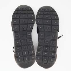 م�ملوكة مسبقًا Balenciaga Multicolor Mesh And Leather Race Runner Sneakers Size 45
