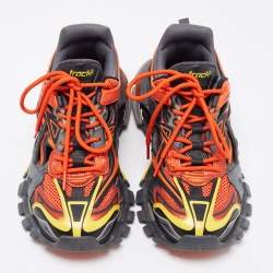 Pre Owned Balenciaga Multicolor Leather and Mesh Tess S Gomma Track Sneakers size 40