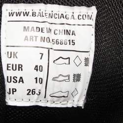 Pre Owned Balenciaga Multicolor Mesh And Leather Track 2 Sneakers Size 40