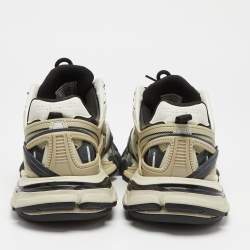 Pre Owned Balenciaga Multicolor Mesh And Leather Track 2 Sneakers Size 40