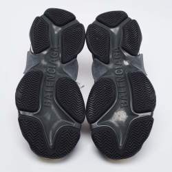 مملوكة مسبقًا Balenciaga Multicolor Leather And Mesh Triple S Clear Sneakers Size 40