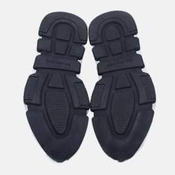 Pre Owned حذاء رياضي بالنسياغا سبيد ترينر قماش تريكو أزرق بعنق طويل مقاس 41