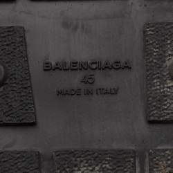 مملوكة مسبقًا Balenciaga Blue Mesh And Leather Race Runner Low Top Sneakers Size 45