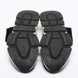 Pre Owned حذاء رياضي بالنسياغا سوك سبيد قماش تريكو أسود بعنق طويل مقاس 43