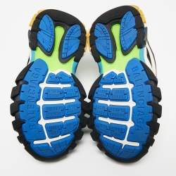 Pre Owned حذاء رياضي بالنسياغا تيس أس جوما ترالك شبك وجلد متعدد الألوان بعنق منخفض مقاس 39