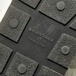 Pre Owned Balenciaga Tri-Color Mesh, Fabric And Leather Race Runner Low Top Sneakers Size 43