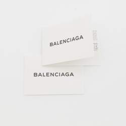 Pre Owned Balenciaga Tri-Color Mesh, Fabric And Leather Race Runner Low Top Sneakers Size 43