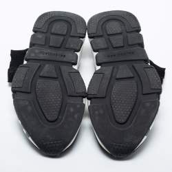 Pre Owned Balenciaga Black Knit Fabric Socks Speed Sneakers Size 42