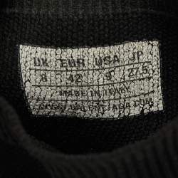 Pre Owned Balenciaga Black Knit Fabric Speed Trainer Sneakers Size 42