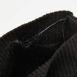Balenciaga Black Knit Fabric Speed Trainer High Top Sneakers Size 42