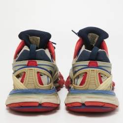Pre Owned Balenciaga Multicolor Rubber and Leather Track Sneakers Size 44