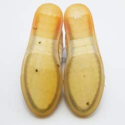 Pre Owned Balenciaga Multicolor Neoprene and Patent and Leather High Top Sneakers Size 42