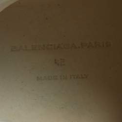 Pre Owned Balenciaga Multicolor Neoprene and Patent and Leather High Top Sneakers Size 42