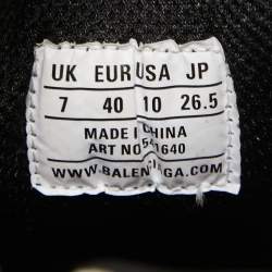 Balenciaga Tricolor Mesh and Leather Triple S Sneakers Size 40