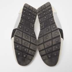 مملوكة مسبقًا Balenciaga Tricolor Mesh and Leather Race Runner Sneakers Size 43