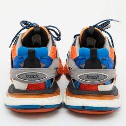 Pre Owned Balenciaga Multicolor Mesh and Leather Track Sneakers Size 42