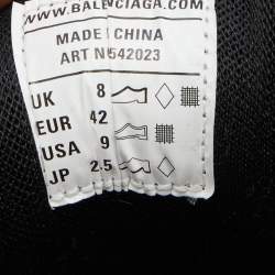Pre Owned Balenciaga Multicolor Mesh and Leather Track Sneakers Size 42