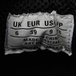 Pre Owned Balenciaga Black Mesh and Leather Triple S Sneakers Size 39