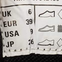 مملوكة مسبقًا Balenciaga Grey/White Mesh and Rubber Track Low Top Sneakers Size 39