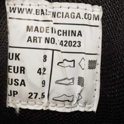 Pre Owned Balenciaga Multicolor Mesh and Leather Track Sneakers Size 42