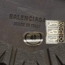 Pre Owned Balenciaga Black Leather Rhino Derby Size 43