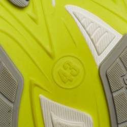 Pre Owned Balenciaga Blue Knit Fabric Speed Trainer Sneakers Size 43