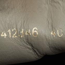 Pre Owned Balenciaga Grey Suede and Textured Leather Low Top Sneakers Size 40