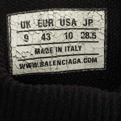 مملوكة مسبقًا Balenciaga Black Knit Fabric Speed Trainer Sneakers Size 43