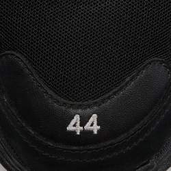 Balenciaga Black Leather and Mesh Triple S Sneakers Size 44