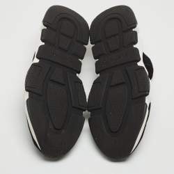 Pre Owned Balenciaga Black Knit Fabric Speed Trainer Sneakers Size 43