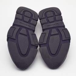 مملوكة مسبقًا Balenciaga Navy Blue Knit Fabric Speed Trainer Sneakers Size 44