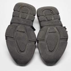 Pre Owned Balenciaga Black Fabric Speed Sneakers Size 42