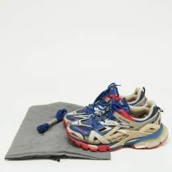 Balenciaga Tricolor Rubber and Mesh Track 2 Sneakers Size 41