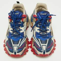 Balenciaga Tricolor Rubber and Mesh Track 2 Sneakers Size 41