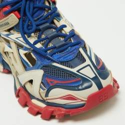 Balenciaga Tricolor Rubber and Mesh Track 2 Sneakers Size 41